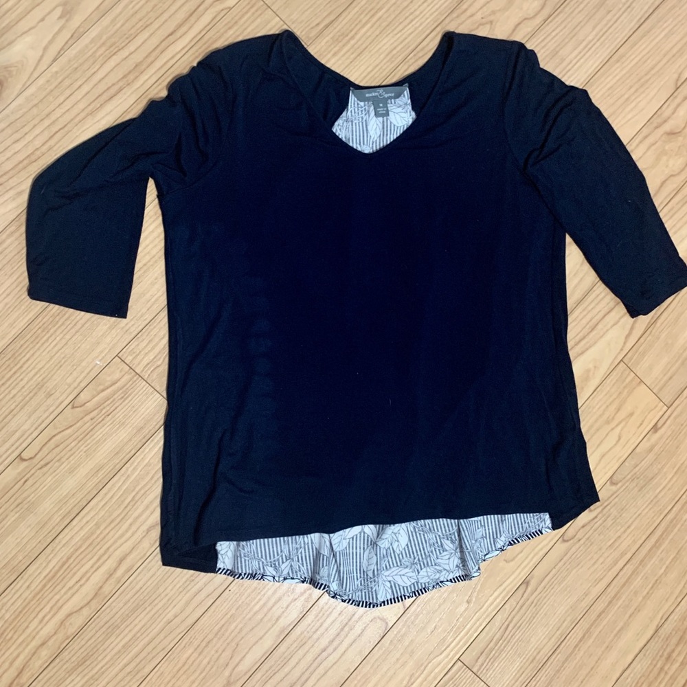 Market and Spruce Navy Too with Patterned Back